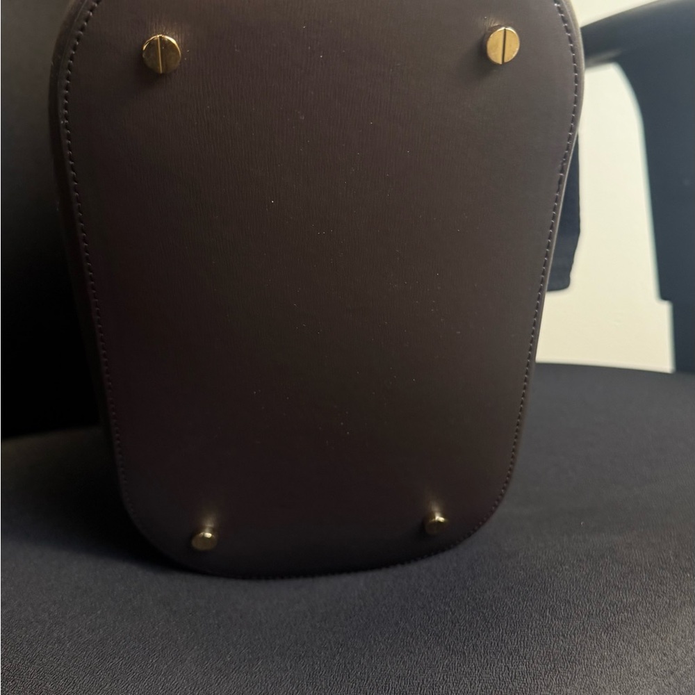 Toteme Leather Belted Bucket Bag - Picture 9 of 12